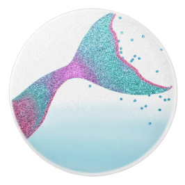 Zeemeermin Fin Decoratieve Knop voor Dresser