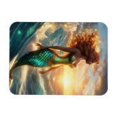 Zeemeermin flexibele fotomagneet magneet (Horizontaal)