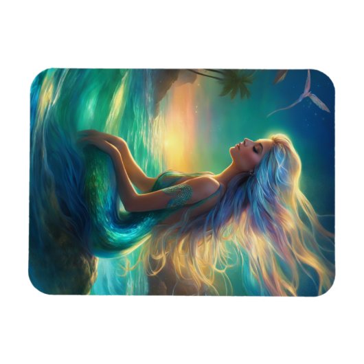 Zeemeermin flexibele fotomagneet magneet (Horizontaal)