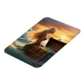 Zeemeermin flexibele fotomagneet magneet (Linkerzijde)