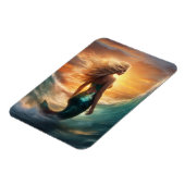 Zeemeermin flexibele fotomagneet magneet (Linkerzijde)