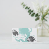 Zeemeermin Flow en Vis Visitekaartje (Staand voorkant)