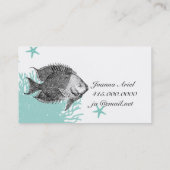 Zeemeermin Flow en Vis Visitekaartje (Achterkant)