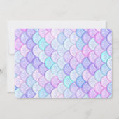 Zeemeermin foto uitnodiging (Achterkant)