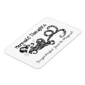 Zeemeermin Gedachten: Vergeet perfect. Wees gewoon Magneet (Linkerzijde)