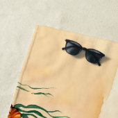  zeemeermin gepersonaliseerd strandlaken (In situ)