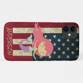 Zeemeermin Gepersonaliseerde Amerikaanse Case-Mate iPhone Case (Achterkant (horizontaal))