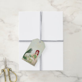Zeemeermin Geschenktaak verpakking van 10 Cadeaulabel