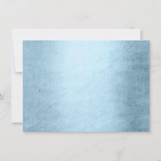 Zeemeermin Glam | Dusty Ice Blue Luster Splish Spl Kaart (Achterkant)