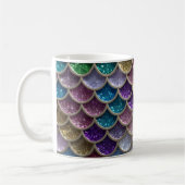 Zeemeermin glam glitterschalen koffiemok (Links)