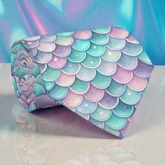 Zeemeermin Glam Pastelkleuren Das