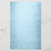 Zeemeermin Glam Tail | Dusty Ice Blue Luster Custo Briefpapier (Achterkant)