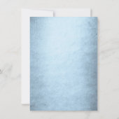 Zeemeermin Glam Tail | Dusty Ice Blue Luster Verja Kaart (Achterkant)