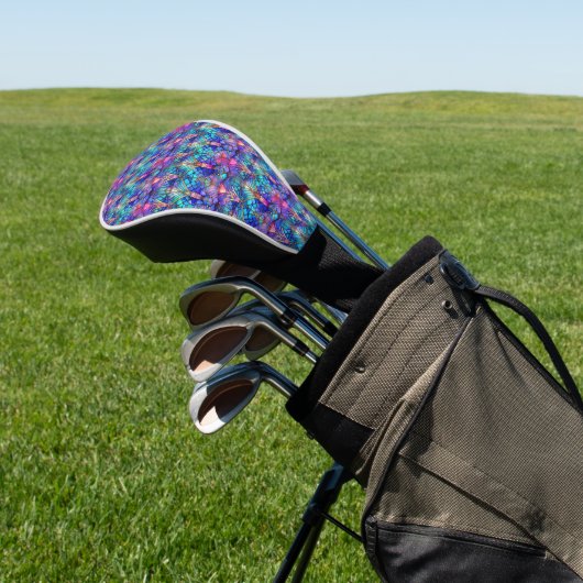 Zeemeermin Glas in lood Golfheadcover (Insitu)