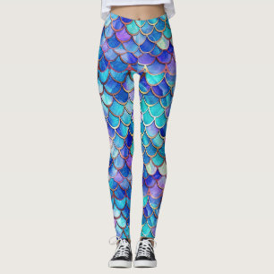 Zeemeermin Glas in lood Leggings