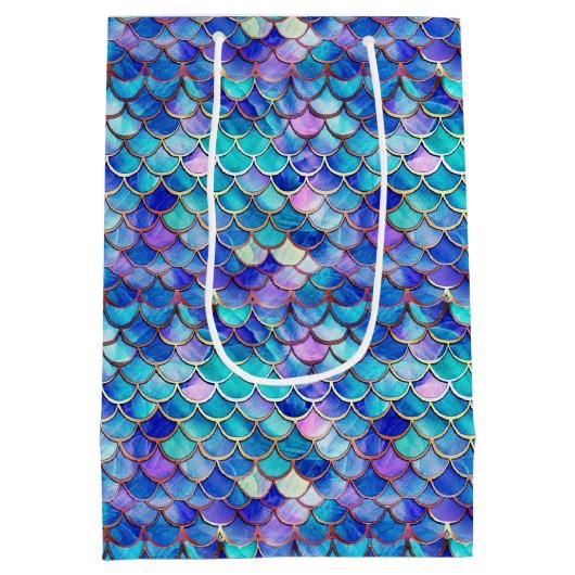 Zeemeermin Glas in lood Medium Cadeauzakje (Achterkant)