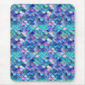 Zeemeermin Glas in lood Muismat (Voorkant)