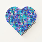 Zeemeermin Glas in lood Notitieboek (Achterkant)