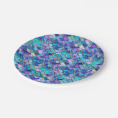 Zeemeermin Glas in lood Papieren Bordje (Gekanteld)