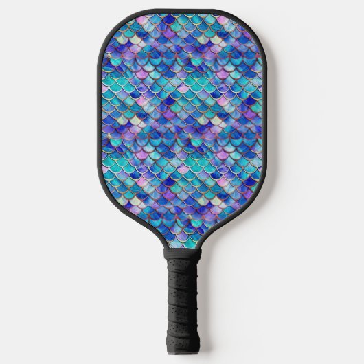 Zeemeermin Glas in lood Pickleball Paddle (Voorkant)
