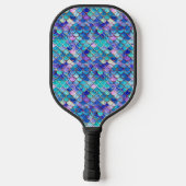 Zeemeermin Glas in lood Pickleball Paddle (Achterkant)