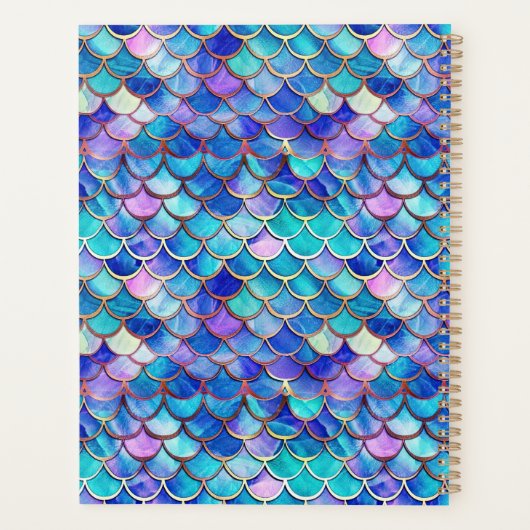 Zeemeermin Glas in lood Planner (Achterkant)