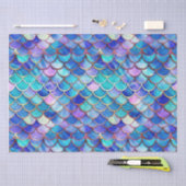 Zeemeermin Glas in lood Tissuepapier (Craft)