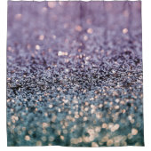 Zeemeermin Glitter Bokeh Glam 2 Douchegordijn (Voorkant)