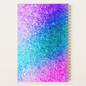 Zeemeermin Glitter Elegante Script Naam 2021 Planner (Achterkant)