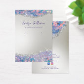 Zeemeermin glitter pailletten sieraden display kaa visitekaartje (Bureau)