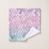 Zeemeermin Glitter Scales #2 Bad Handdoek (Wasdoekje)