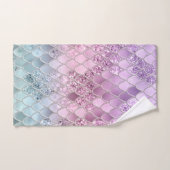 Zeemeermin Glitter Scales #2a (Faux Glitter) #glim Bad Handdoek (Handdoek)