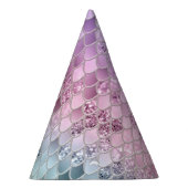 Zeemeermin Glitter Scales #2a (Faux Glitter) #glim Feesthoedjes (Rechts)