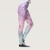 Zeemeermin Glitter Scales #2a (Faux Glitter) #glim Leggings (Rechts)