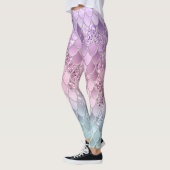 Zeemeermin Glitter Scales #2a (Faux Glitter) #glim Leggings (Links)