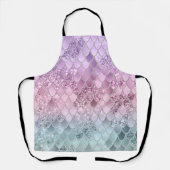 Zeemeermin Glitter Scales #2a (Faux Glitter) #glim Schort (Voorkant)