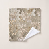 Zeemeermin Glitter Scales #5 #sjiny #decor Bad Handdoek (Wasdoekje)