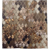 Zeemeermin Glitter Scales #6 Douchegordijn (Voorkant)