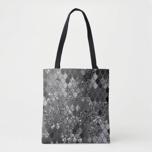Zeemeermin Glitter Scales #7 (Faux Glitter) #giny Tote Bag (Voorkant)