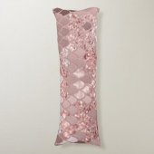 Zeemeermin Glitter Scales #8 (Faux Glitter) Lichaamskussen (Voorkant Verticaal)