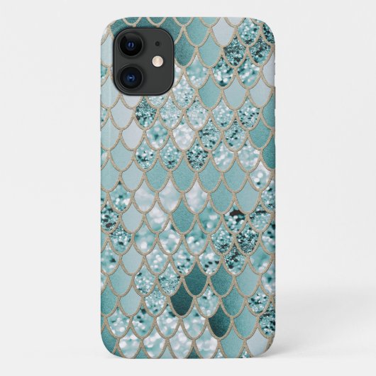 Zeemeermin Glitter Schubben #3 #glanzend Case-Mate iPhone Case (Achterkant)