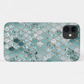 Zeemeermin Glitter Schubben #3 #glanzend Case-Mate iPhone Case (Achterkant (horizontaal))