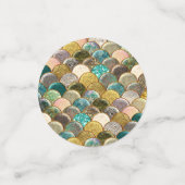 Zeemeermin Glitter Sparkle Verjaardagsfeestje Dive Confetti (Kleine voorkant)