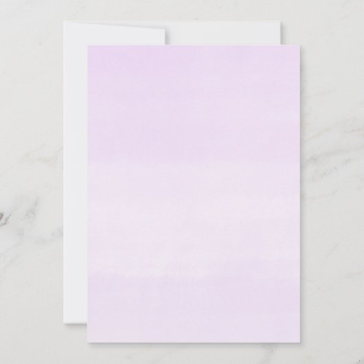 Zeemeermin glitter staart roze paarse blauwgroen v kaart (Achterkant)