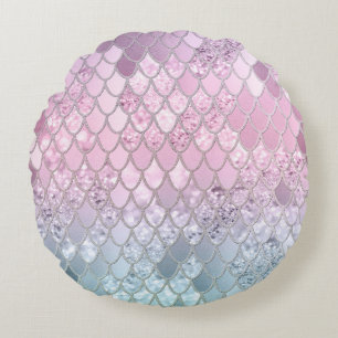 Zeemeermin glitterschalen #2 rond kussen
