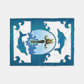 Zeemeermin Godin Flanel Deken (Voorkant (Horizontaal))