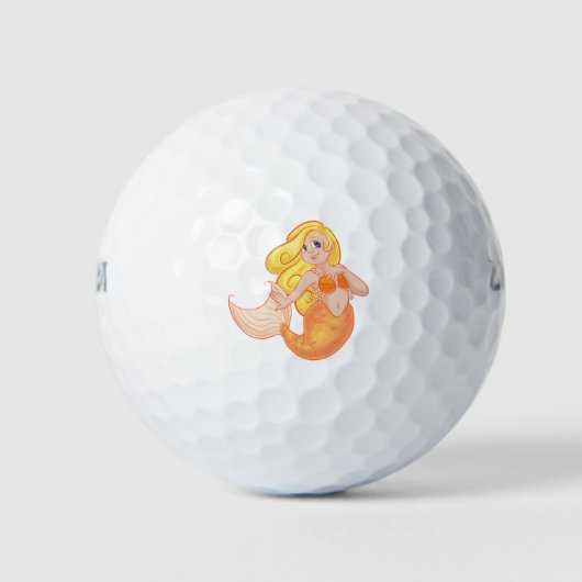 Zeemeermin! Golfballen (Voorkant)