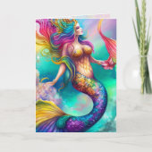 Zeemeermin Grafische Kaart (Voorkant)