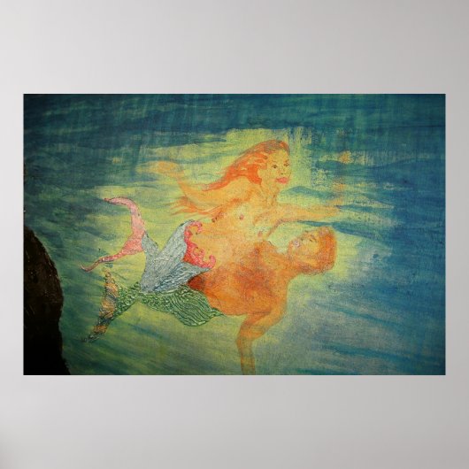 Zeemeermin grot liefde  poster (Voorkant)