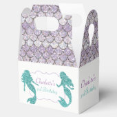 Zeemeermin gunstboxen, Verjaardagsfeestdecoraties Bedankdoosjes (Geopend)